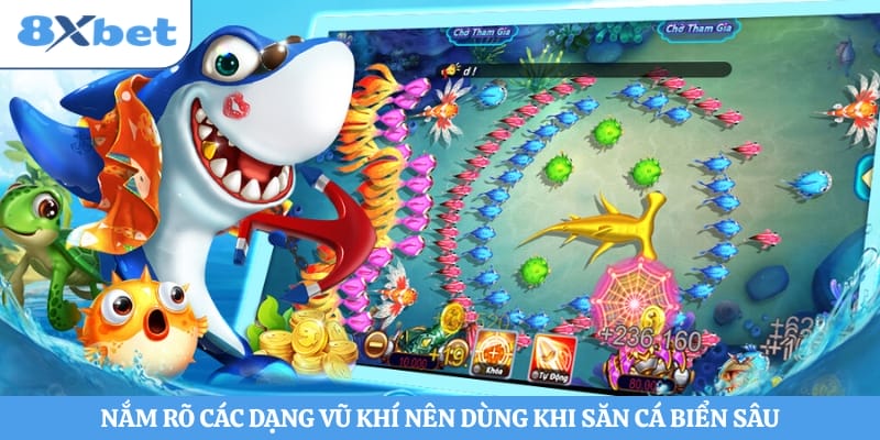 Nắm rõ các dạng vũ khí nên dùng khi săn cá biển sâu